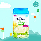 【極速發貨】美國 嘉寶Gerber 蘋果香蕉大米米粉 嬰幼兒2段米糊 寶寶高營養輔食（227g/罐）