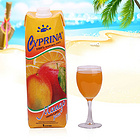 塞浦麗娜/Cyprina 蘋果香橙混合果汁 含芒果果肉 實惠大罐裝飲料 1L/罐