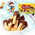 韓國(guó)好麗友黃蘑菇巧克力餅干 寶寶營(yíng)養(yǎng)餅干 蘑菇狀餅干 松脆香濃 50g/盒