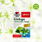 1盒裝 德國Doppelherz雙心銀杏葉精華膠囊 清血管 調節血脂血壓 增強記憶力 40粒/盒