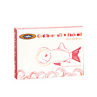 南極海王 兒童鱈魚肝油+魚油軟膠囊 幫助兒童眼睛和大腦發育兒童保健品  30粒/盒