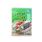 韓國如松即食海苔 低鹽加鈣休閑零食 美食 芥末/竹鹽/百年草3種口味 25g*5包/袋