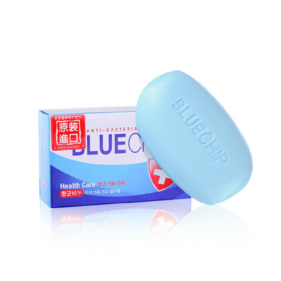 抗菌保濕 愛敬Blue Chip抗菌茶樹油香皂 清潔舒緩 孕婦嬰兒也能適用 100g/塊