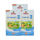 德國Holle凱莉泓樂有機奶粉2段  適合6-9個月寶寶 真正的有機奶粉  3*600g/盒 3盒裝