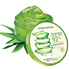 會員專享 韓國原裝進口NatureRepublic/韓國自然樂園補水蘆薈膠曬后修復蘆薈祛痘300ml/盒