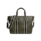 蔻馳Coach橄欖色真皮手提斜跨休閑男包F71169