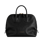 巴寶莉Burberry  純黑色中號粒面牛皮保齡球女包  3950206 經典百搭女士手提包女式包包