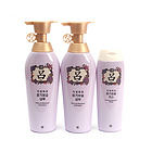 韓國 愛茉莉 400+200紫呂套盒自生花草洗發水護發素三件套 防脫生發強韌防斷發 400ml洗發水*2瓶 200ml護發素*1瓶 