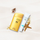 日本Shiseido/資生堂 anessa安耐曬金瓶 超強防水防曬SPF50+套裝 60ml+15ML/套