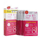 韓國多妍3步驟8種面膜貼系列 花面膜/莓果面膜/水果面膜可選 10片/盒