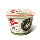  韓國 CJ 希杰新米 杯飯 速食海帶湯飯 家庭方便飯快餐家常飯泡飯166.8g * 12桶 