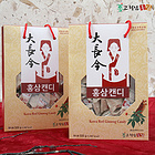 韓國高鐵男大長今系列紅參糖 甜而不膩參香隱隱營養保健品  500g/盒*5