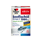 2盒裝 德國雙心Doppelherz深海魚油軟膠囊1000mg 預防老年癡呆 60粒/盒