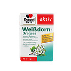 德國Doppelherz雙心山楂花膠囊WeissdornDragees防心肌絞痛 心律不齊 強化心機功能保健品 90粒/盒