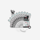 直郵韓國麗得姿Leaders活性竹炭深層清潔黑面膜 保濕收斂毛孔 10片/盒