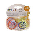 英國新安怡Avent經(jīng)典通用型安撫奶嘴 6-18個月的寶寶 兩只裝