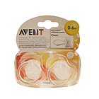 英國(guó)新安怡Avent透明安撫奶嘴兩只裝 0-6個(gè)月寶寶適用