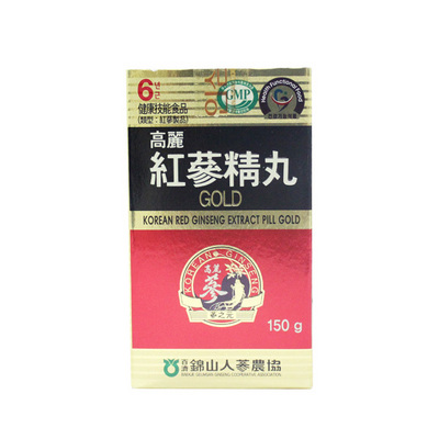 韓國參之元紅參精丸GOLD 增強免疫恢復疲勞 150g/盒
