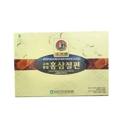 韓國參之元四年根蜂蜜高麗紅參切片 高檔禮盒裝的佳節尚品 20g/包x10