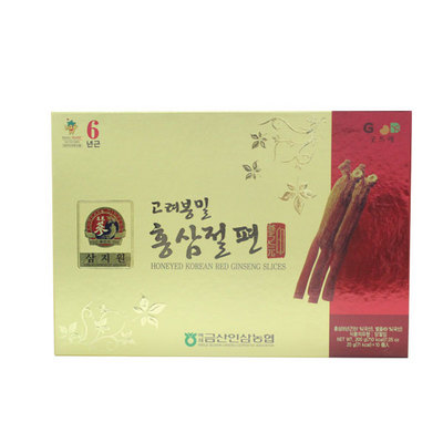 韓國參之元六年根高麗蜂蜜紅參切片 佳節禮品的最佳選擇 20g/包x10