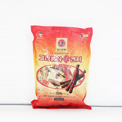 韓國參之元高麗紅參糖果休閑零食 佳節聚會必備 200g/包