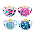 德國(guó)NUK 硅膠安撫奶嘴3號(hào)兩只裝 獨(dú)特齒列矯正造型