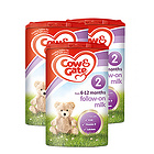 英國牛欄cow&gate 2段嬰幼兒奶粉 6-12月 900g/罐英牛3罐裝