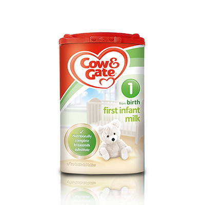 英國原裝進(jìn)口牛欄cow&gate 1段新生兒奶粉 0-6個月 900g/罐