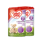 英國牛欄cow&gate 2段嬰幼兒奶粉 6-12月 900g/罐英牛2罐裝