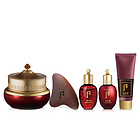 韓國 WHOO后 津率享刮痧按摩霜 睡眠面膜 100ml V臉塑型緊致 贈水乳洗面奶小樣護膚套裝禮盒