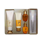 韓國WHOO后秘策熱 白善土水洗面膜套盒 美白調(diào)理毛孔 粉色裝面膜80ml+3件中樣+面膜刷