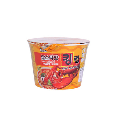 韓國八道龍蝦味碗面方便面泡面速食面 鮮香筋道美味 辦公旅行休閑首選 110g/碗