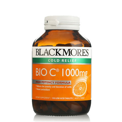 澳佳寶BLACKMORES高濃度維生素C片VC咀嚼片 增免疫防感冒抗氧化 150粒
