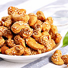 大哥牌蜂蜜芝麻腰果 泰國進口零食堅果 休閑食品 特色小吃130g/罐