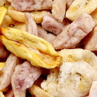 越南閑食一番綜合蔬果干 香蕉芋頭菠蘿蜜混合蔬果干 香脆可口休閑零食 100g/袋