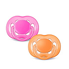 新安怡德國版Avent兩只裝六孔安撫奶嘴 6-18個(gè)月 經(jīng)久耐用