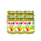 6罐裝 德國喜寶HiPP 有機免敏蘋果泥水果泥 4個月以上嬰幼兒輔食維生素C 125g/罐*6