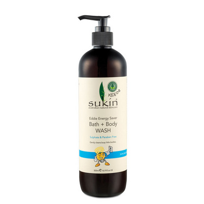 澳大利亞Sukin蘇芊 天然有機兒童沐浴露 溫和無添加寶寶洗澡專用 藍色 500ml/瓶