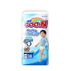 日本GOO.N/大王 男寶寶拉拉褲 XL38片 男小短褲式紙尿褲加大號柔軟透氣 適用12kg-20kg男孩