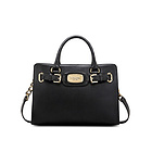 邁克.科爾斯Michael Kors荔枝紋真皮手提包MK女包女士包包35F5GHMT2L  黑色/紅色