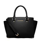 邁克.科爾斯Michael Kors中號笑臉包單肩斜跨MK女包女士包包30S3GLMS2L 黑色/深藍/玫紅/湖水藍/電光藍5色 簡約明朗