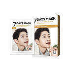 韓國Forencos 宋仲基7天面膜 星期五24K黃金抗皺再生面膜   7DAYS七天皺紋集中護(hù)理系列 周五蠶絲面膜  FRI 10片/盒