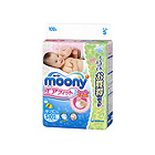 日本moony/尤妮佳 小號(hào)紙尿褲 4~8Kg男女寶寶通用尿不濕干爽透氣S102片/包