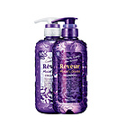 洗護2件套 日本Reveur 紫色洗發水+護發素套裝 酸甜果醬香 無硅油養潤保濕型洗護套裝 500ml/瓶*2