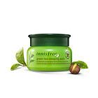 韓國直郵綠茶睡眠面膜 innisfree精粹系列夜間保濕修護面膜  美白補水提亮膚色的免洗面膜 80ml/瓶