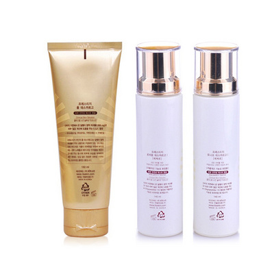 韓國直郵伊思It's skin晶鉆蝸牛護膚三件套 1號清爽型水乳+洗面奶組合裝 藥妝護膚人氣產品