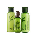 韓國直郵悅詩風吟綠茶精粹平衡三件套水乳+小綠瓶精華3件組合裝 清透水感肌膚 200ml+160ml+80ml