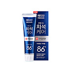 直郵 韓國 Amore/愛茉莉麥迪安86牙膏 藍色裝 Median牙垢護理牙膏 預防牙結石去除牙漬口臭120g/支