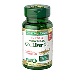 自然之寶挪威鱈魚肝油軟膠囊100粒 來自北歐凈海的“液體黃金” 強健骨骼保護視力