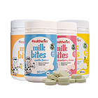 4種口味組合裝賀壽利高鈣奶片50片*4 草莓味香草味香蕉味蜂蜜味咀嚼奶片